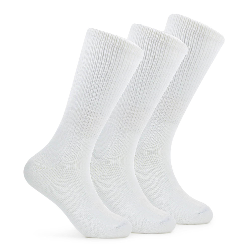Thorlos walking crew 3pp pack offers comfortable crew-length socks for daily wear.