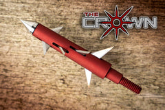 Thorn Broadheads Crown Crossbow 125gr blade assembly demonstrates precision blades for clean cuts.