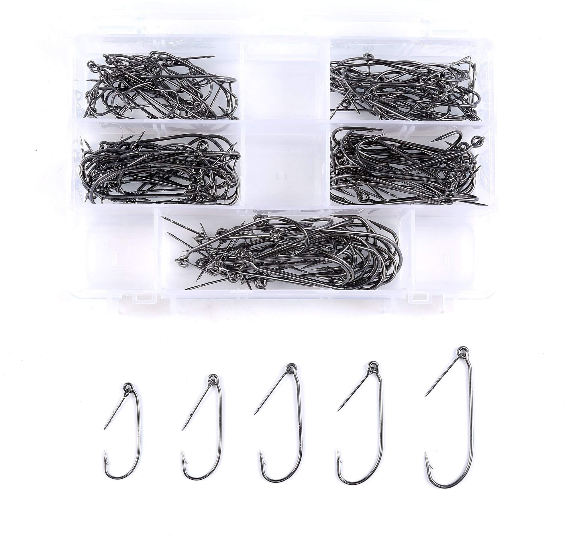 Thorn Twister Worm Keeper 125-piece softbait hook kit with tackle box