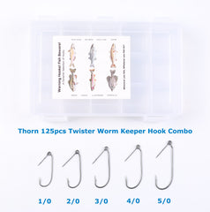 Hook sizes 1/0 to 5/0 in black nickel finish
