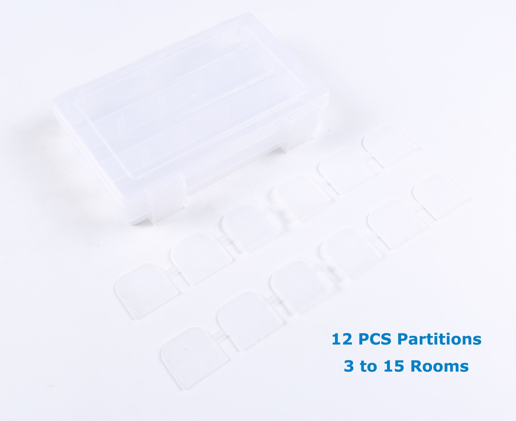 Compact tackle box dimensions 6.6 x 4 x 1.38 inches