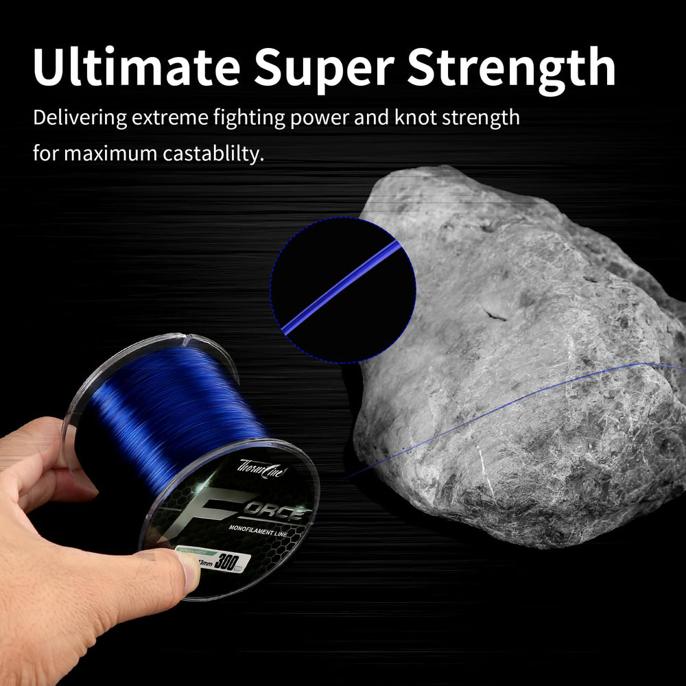 ThornsLine Force abrasion-resistance monofilament stands up to brush and structure fishing