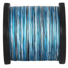 ThornsLine Force Braided Line blue camo pattern improves water visibility