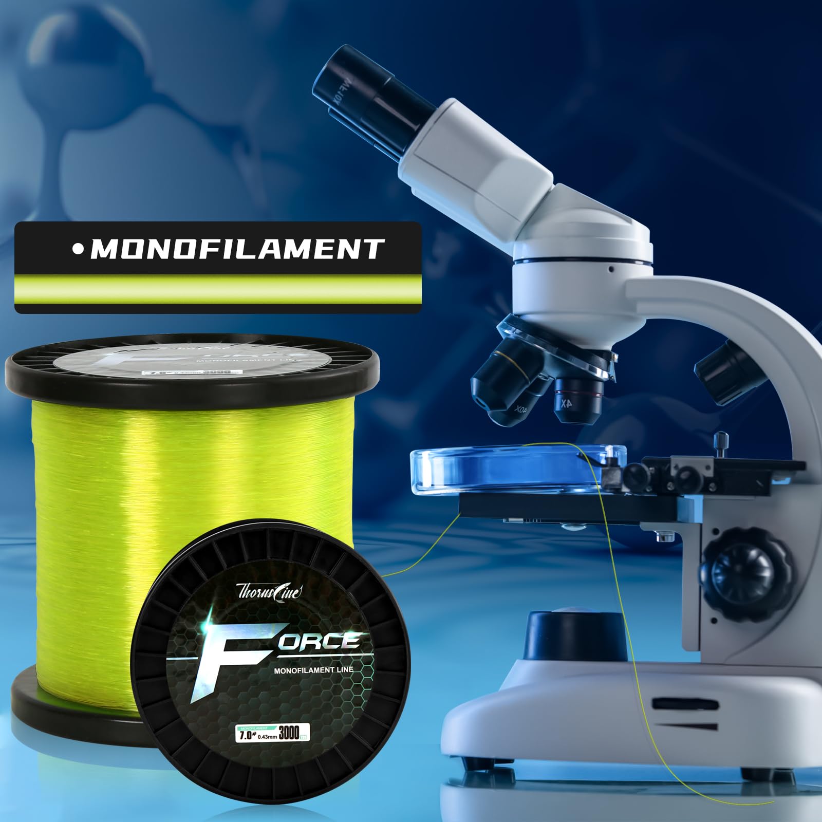 ThornsLine Force saltwater-ready line under load in mixed-water test