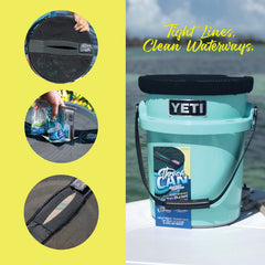 Two-pack packaging of Thrasher Lures bucket covers for boating