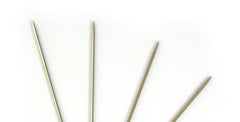 Needle for threading leader material (mono and braided) and wire