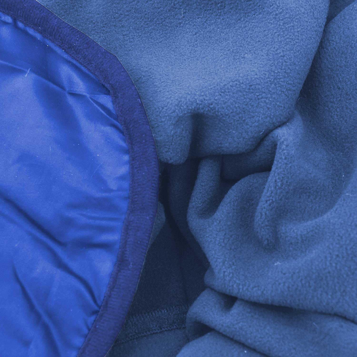 Threadart waterproof blanket royal blue outdoor use on grass and sand