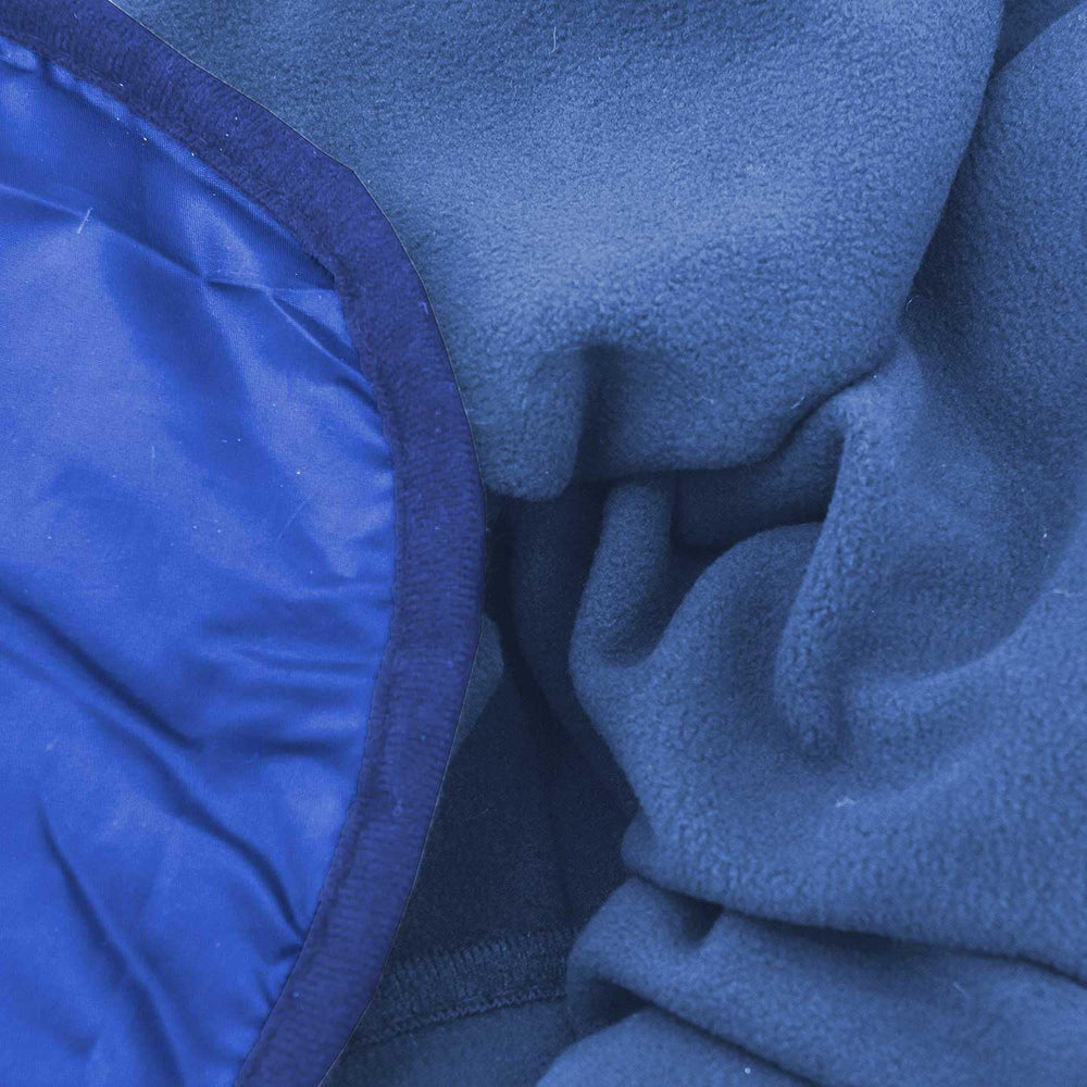 Threadart waterproof blanket royal blue outdoor use on grass and sand