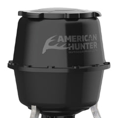 Three 8-ft sectional heavy-duty metal legs with twist-lock mounting for the hopper