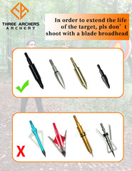 Three Archers straw archery target 3-layer construction supports durable field use