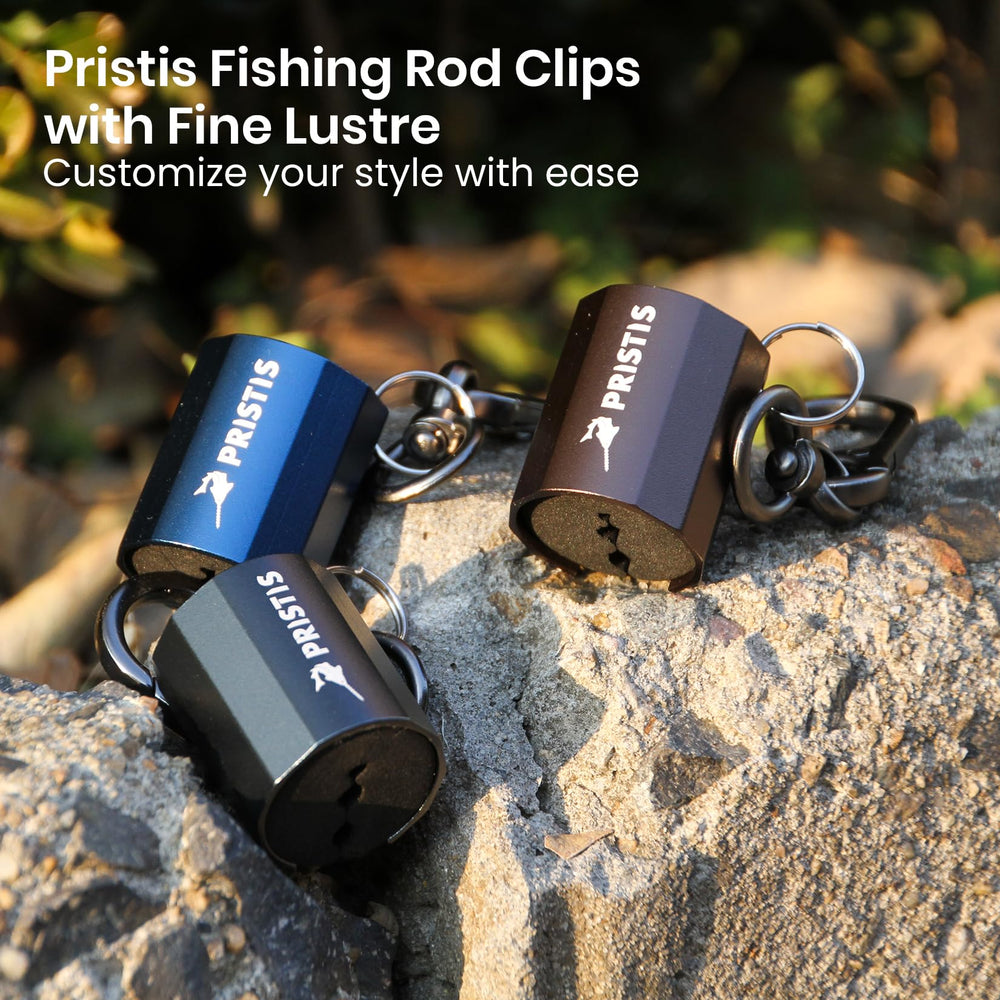 Three-hole design fits most spinning or ice fishing rods