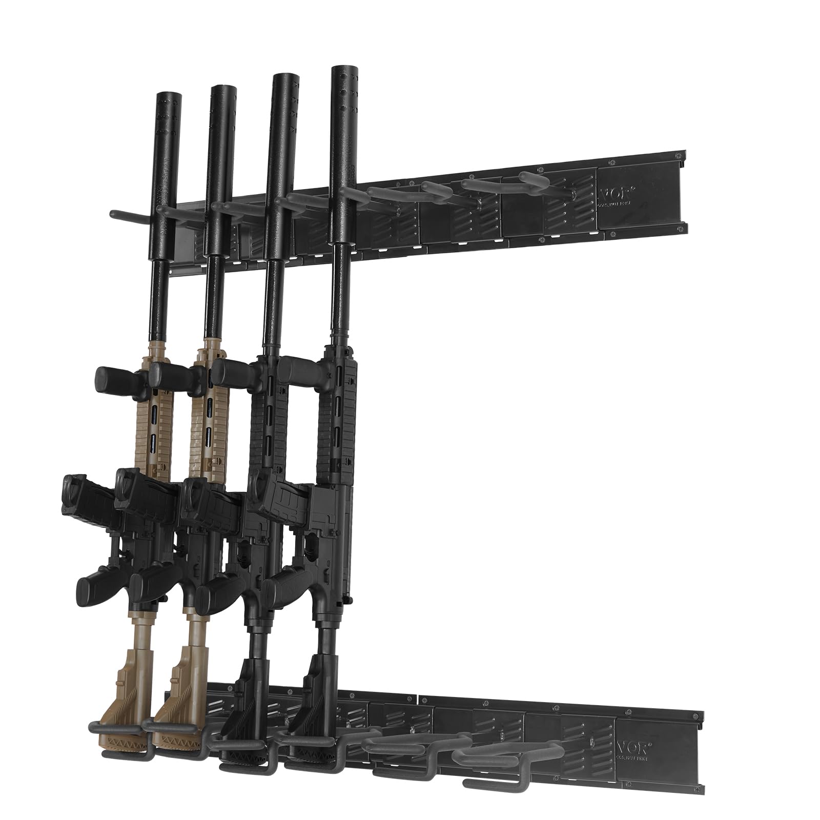 Dual 3-slot design supporting multiple firearms