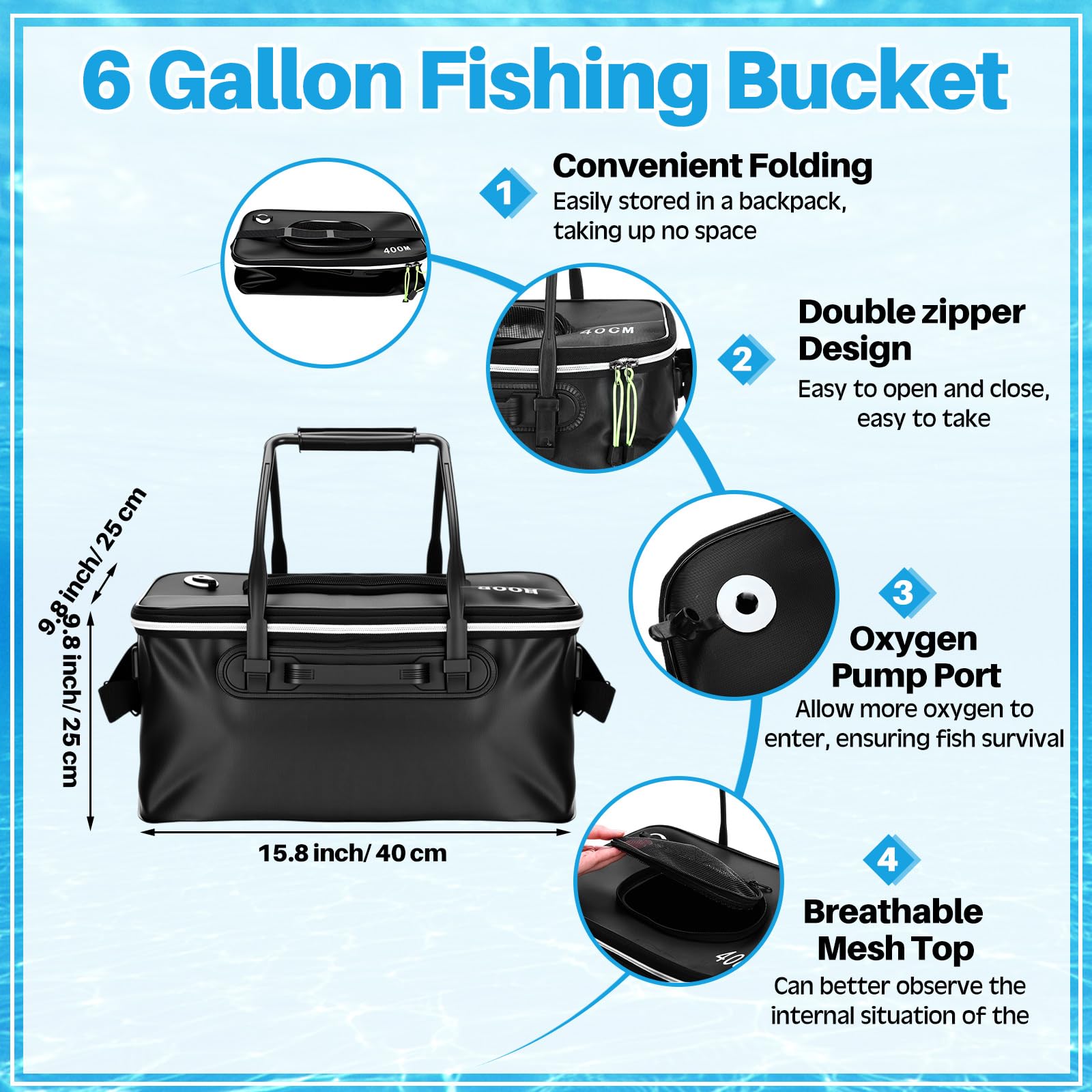 Threehoney complete fishing gear set