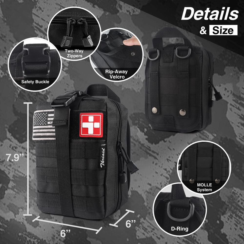 THRIAID Survival IFAK compressed gauze supplies fast, versatile wound coverage.