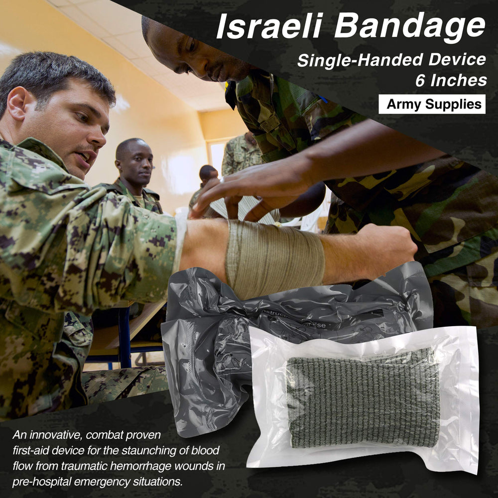 THRIAID Survival IFAK trauma ABD pad cushions during trauma care.