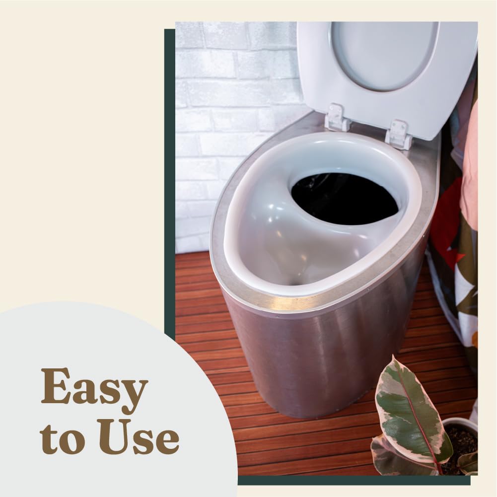Throne Urine Diverter seamless design minimizes crevices for easy maintenance.