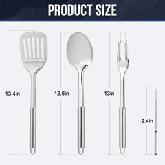THTYBROS grilling tools kit in case ideal for BBQs and picnics.
