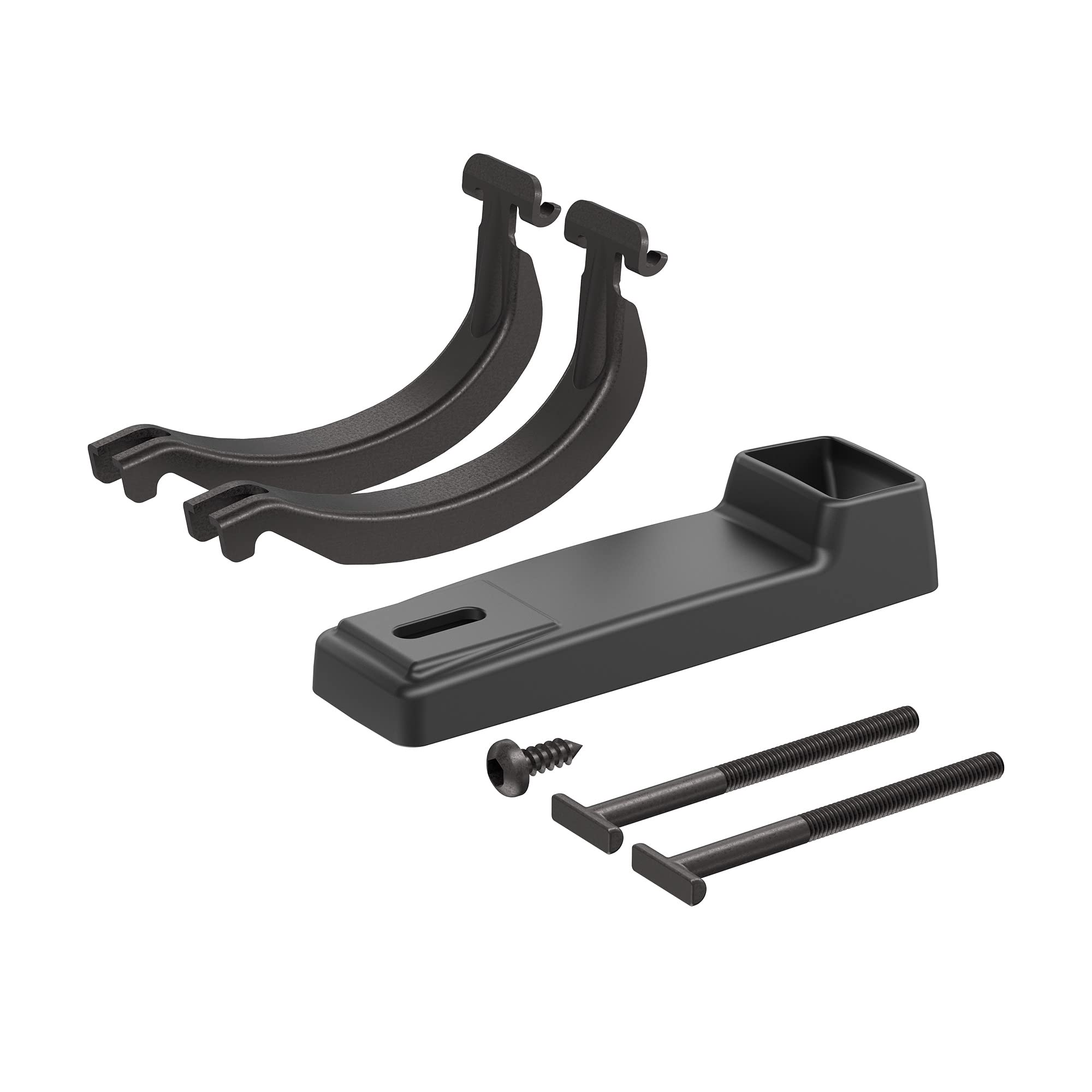 Thule 889-9 Fastride adapter front view, compact black design for cycling