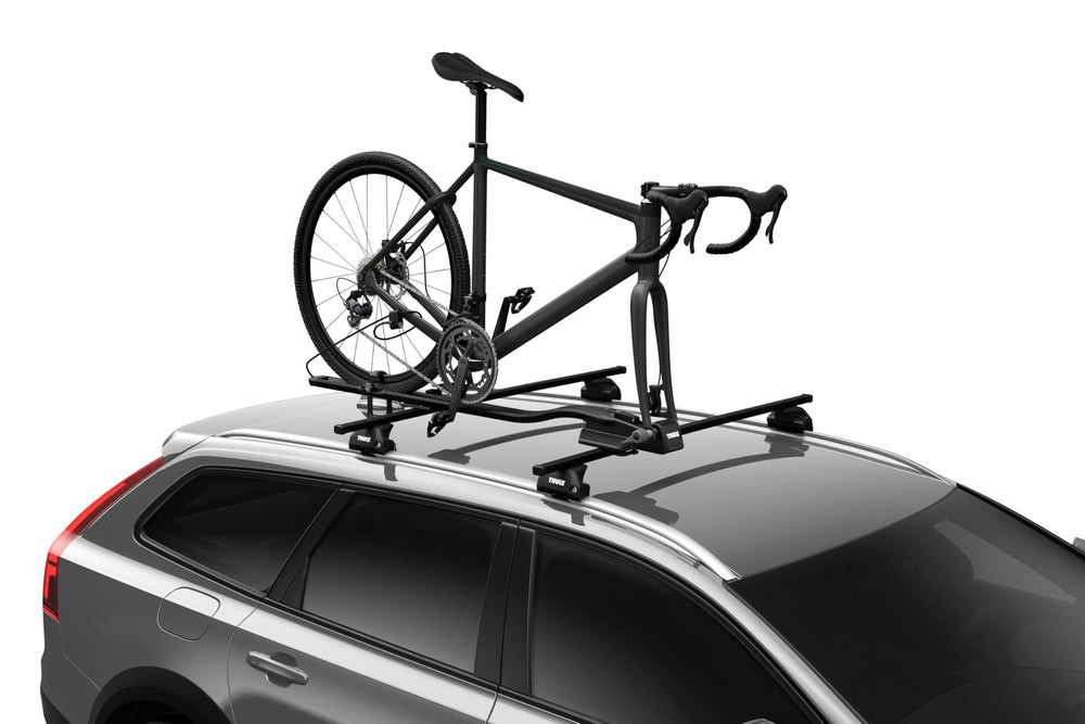 Thule 889-9 Fastride adapter side view, durable hard material for versatility