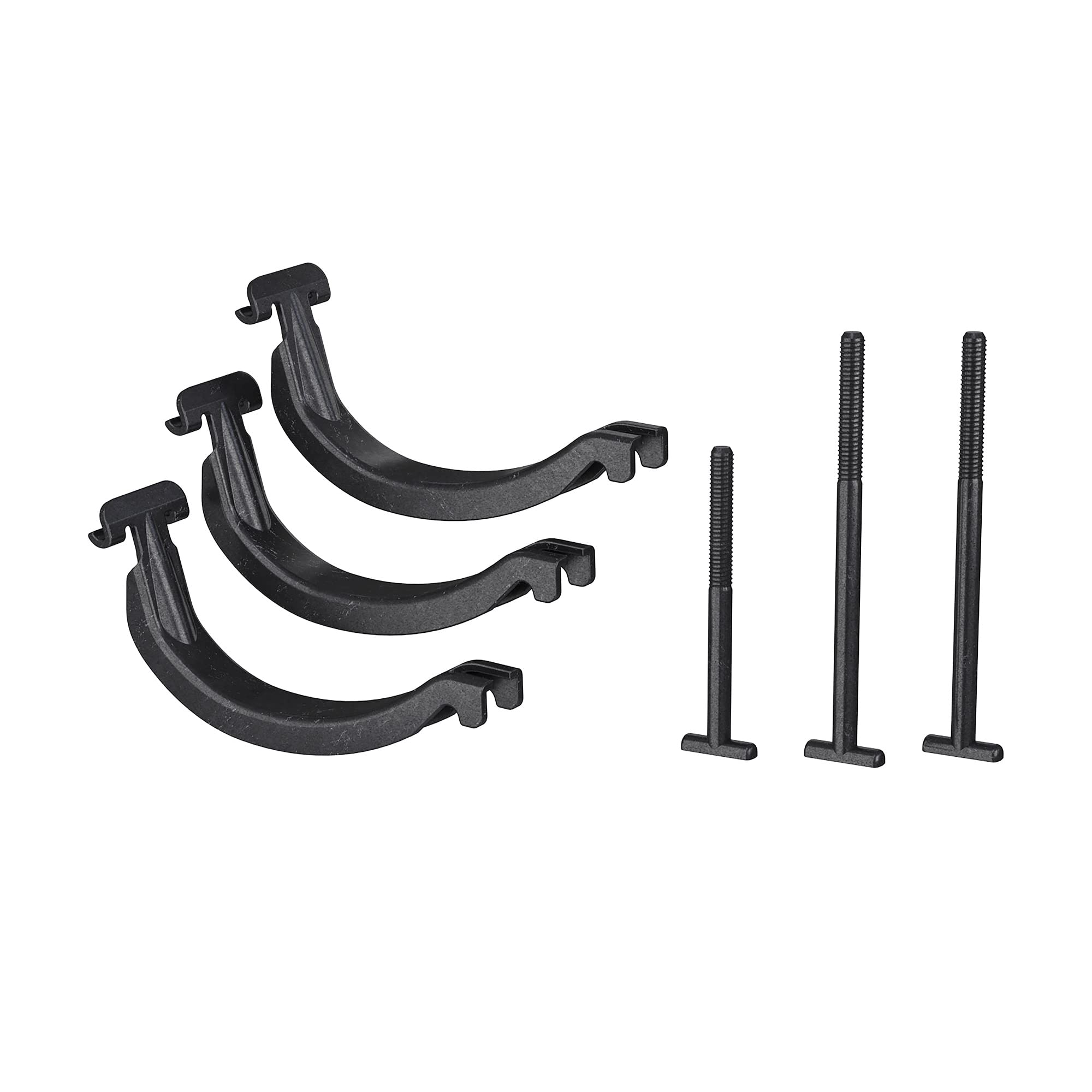Thule 889800 bike square bar adapter on rack for secure square bar fit.