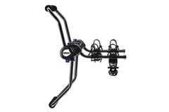 Thule 910XT Passage two-bike trunk mount in use for secure transport