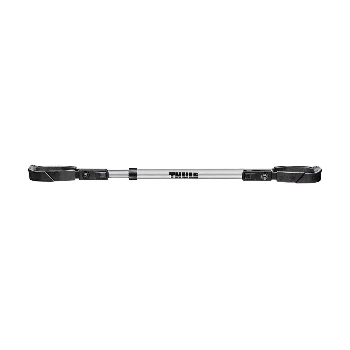 Thule 982XT frame adapter with straight tube design for secure mounting on hanging hitch racks.