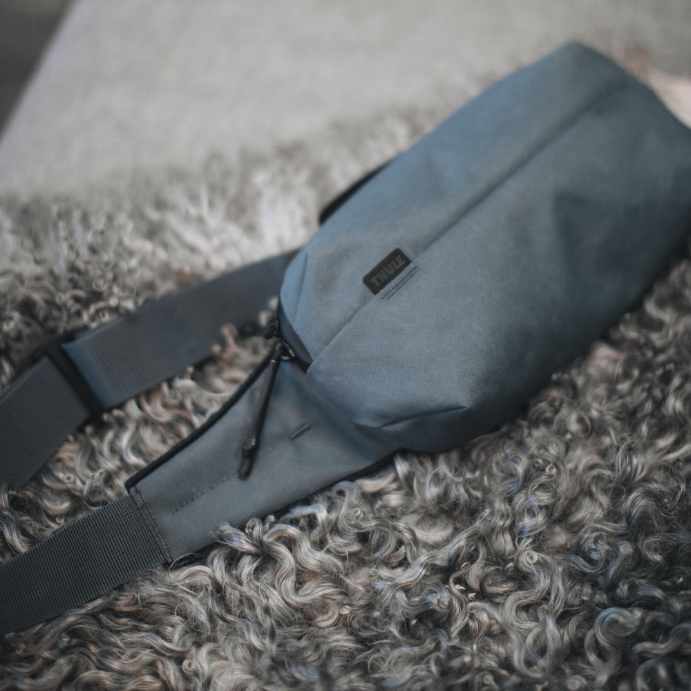 Thule Aion keeps items safe with durable exterior in misty weather.