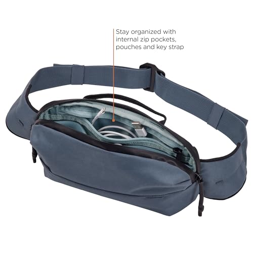 Thule Aion's wax canvas texture adds rugged style and weather protection.