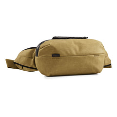 Thule Aion sling bag Nutria front view shows compact, quick-access design.