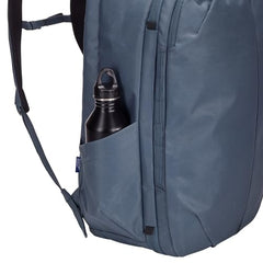 Thule Aion Travel Backpack 40L removable rolltop bag showcases odor-free packing option.