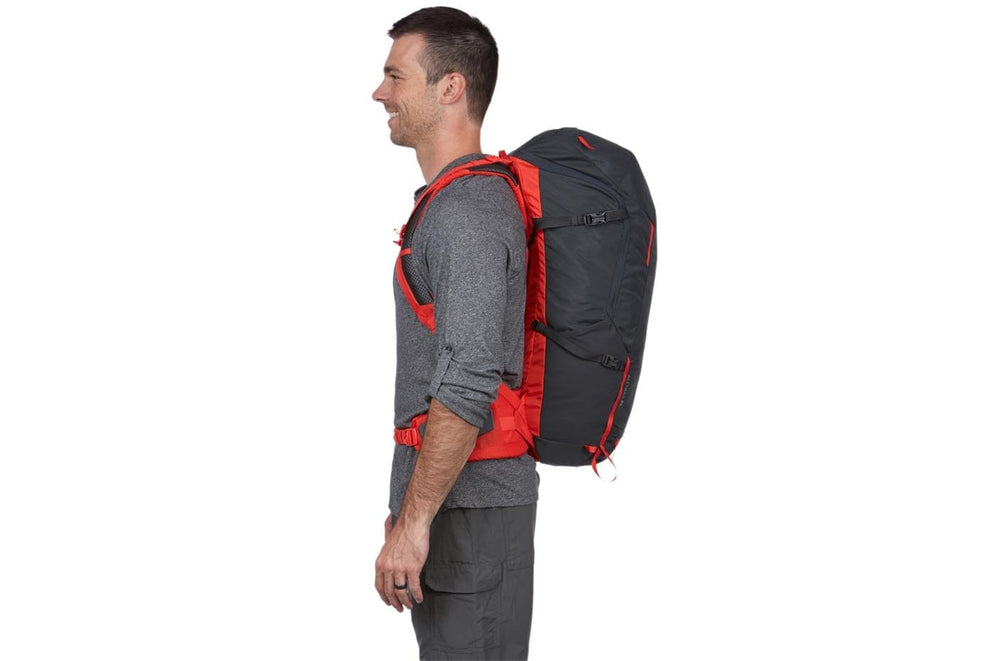 Thule Alltrail ventilated back panel keeps air flowing during climbs