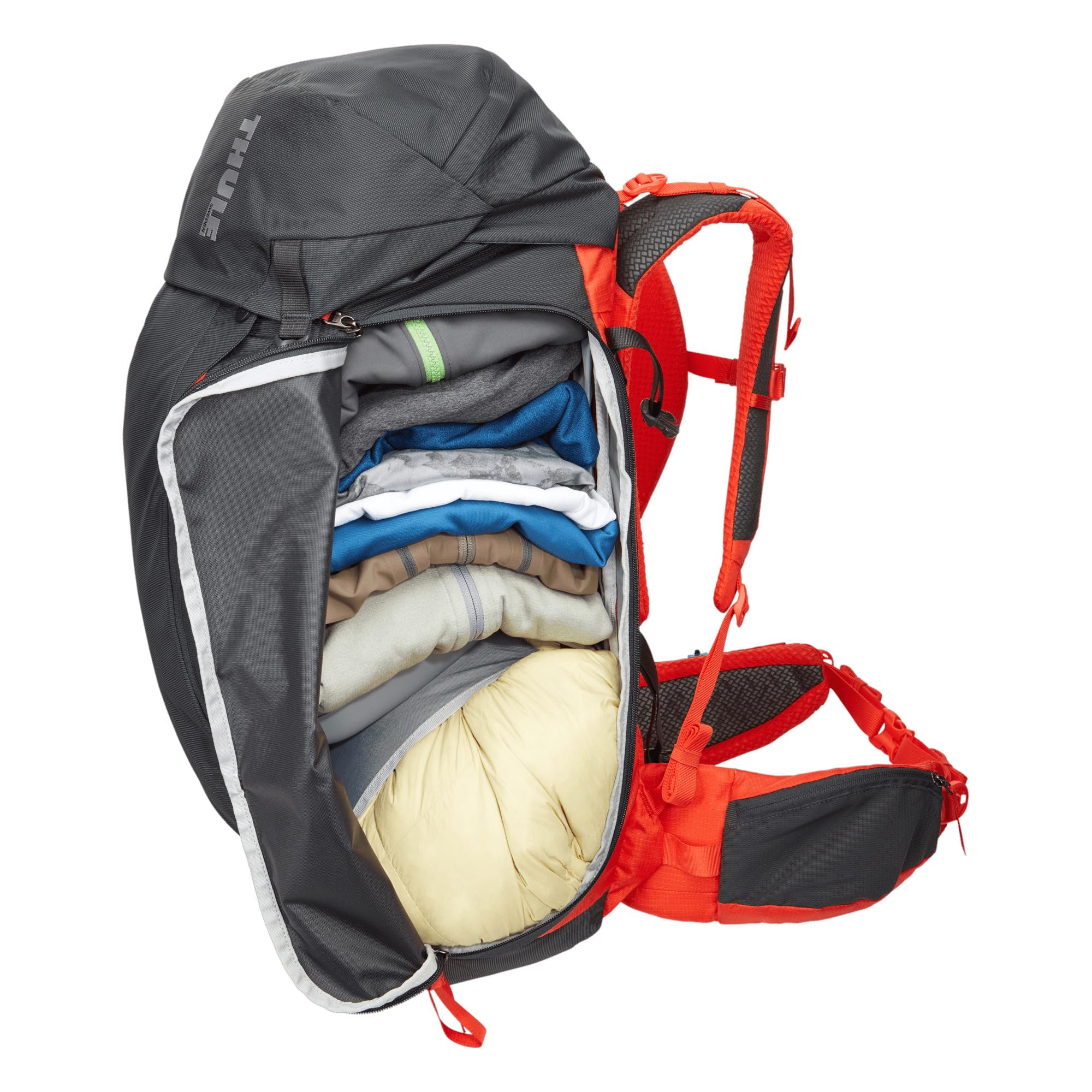 Thule Alltrail back panel demonstrates breathable comfort on long hikes.