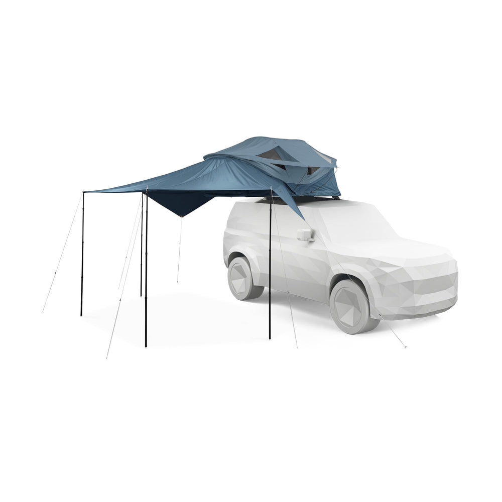 Thule Approach Awning adjustable height provides adaptable shade for rooftop tents