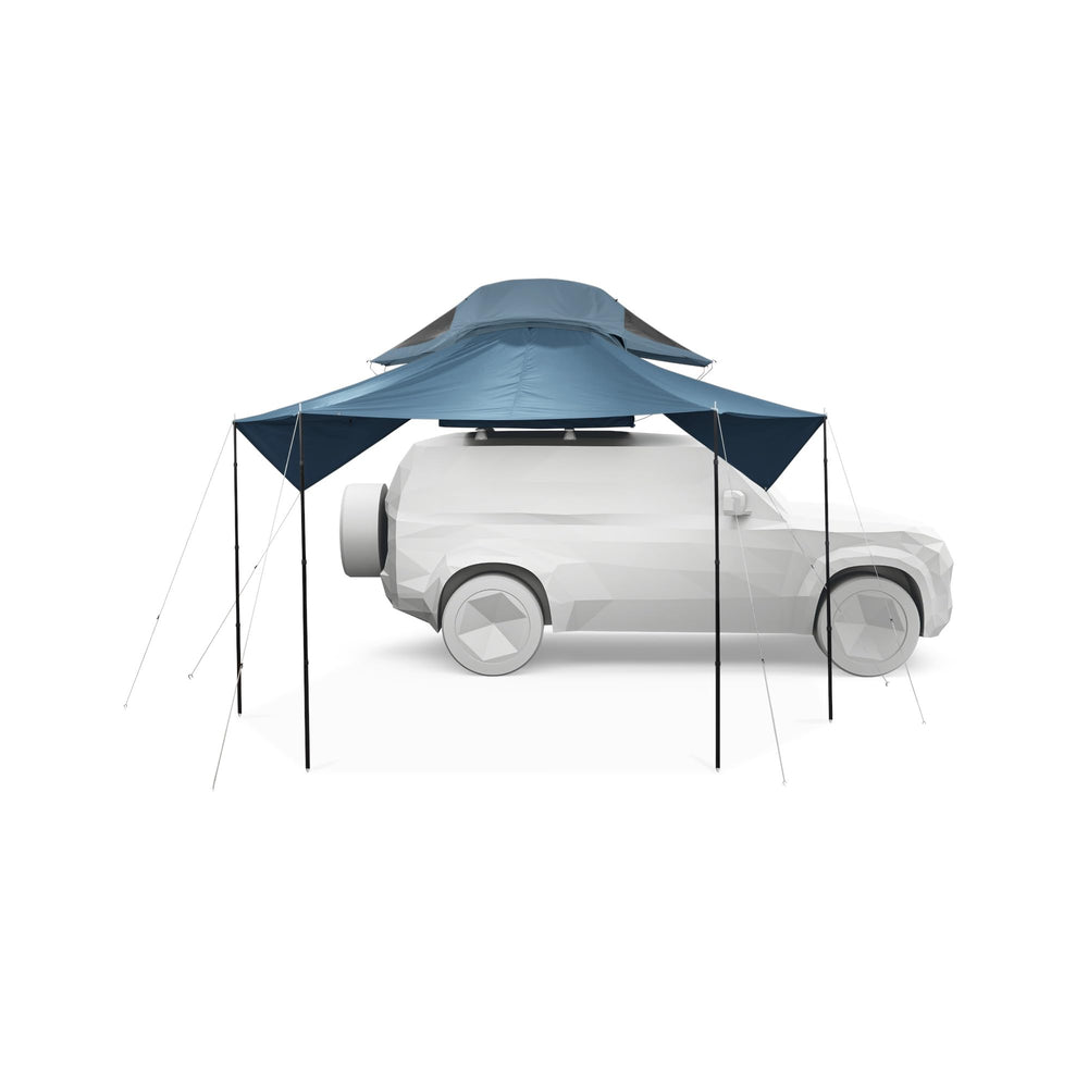 Thule Approach Awning easy-zip-to-tent simplifies setup and attachment