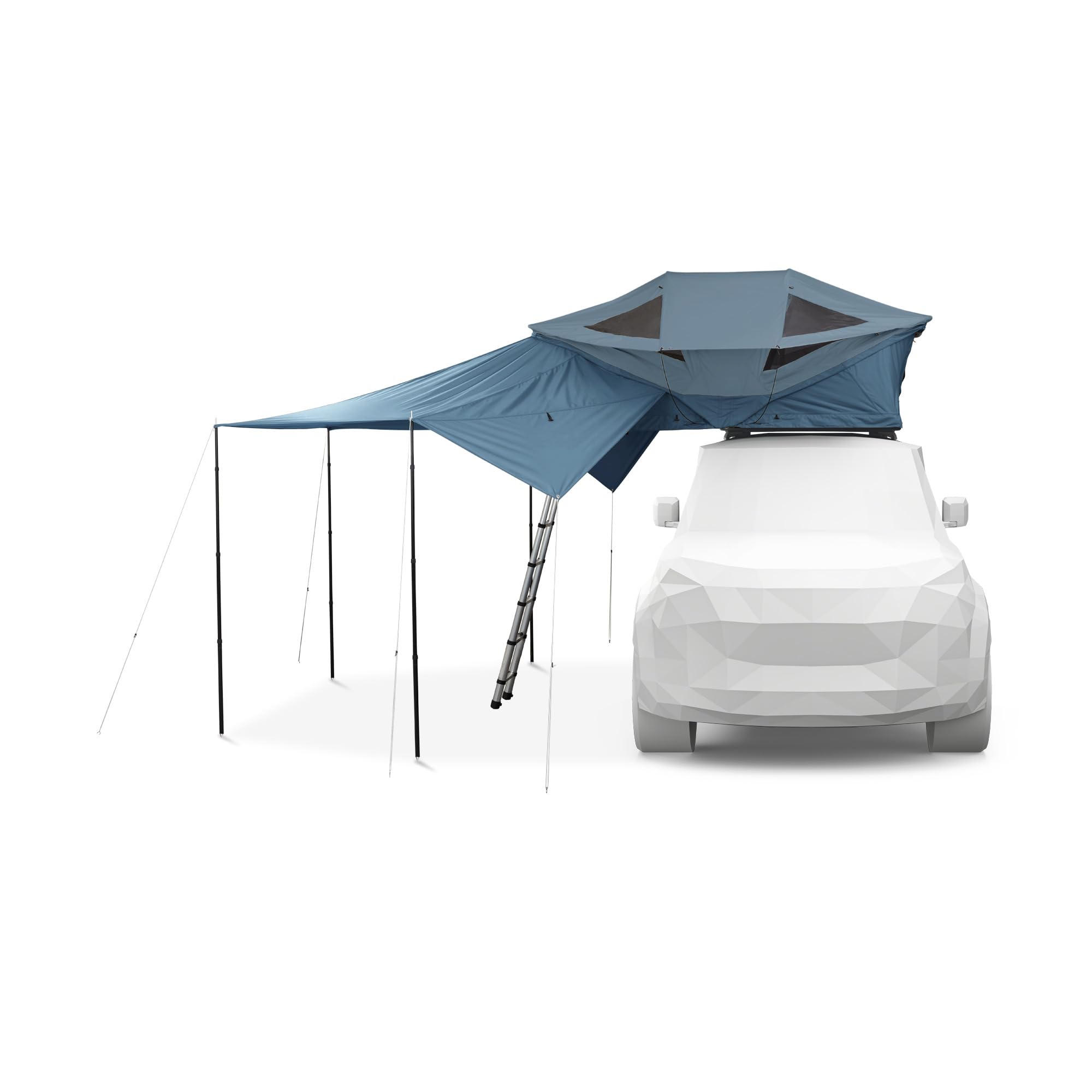 Thule Approach Awning water-resistant polyester shields you from sun and rain during camping