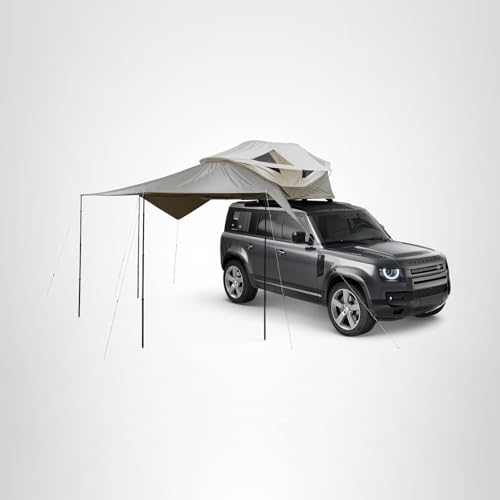 Thule Approach Awning S/M gray dusk use with sheltering canopy