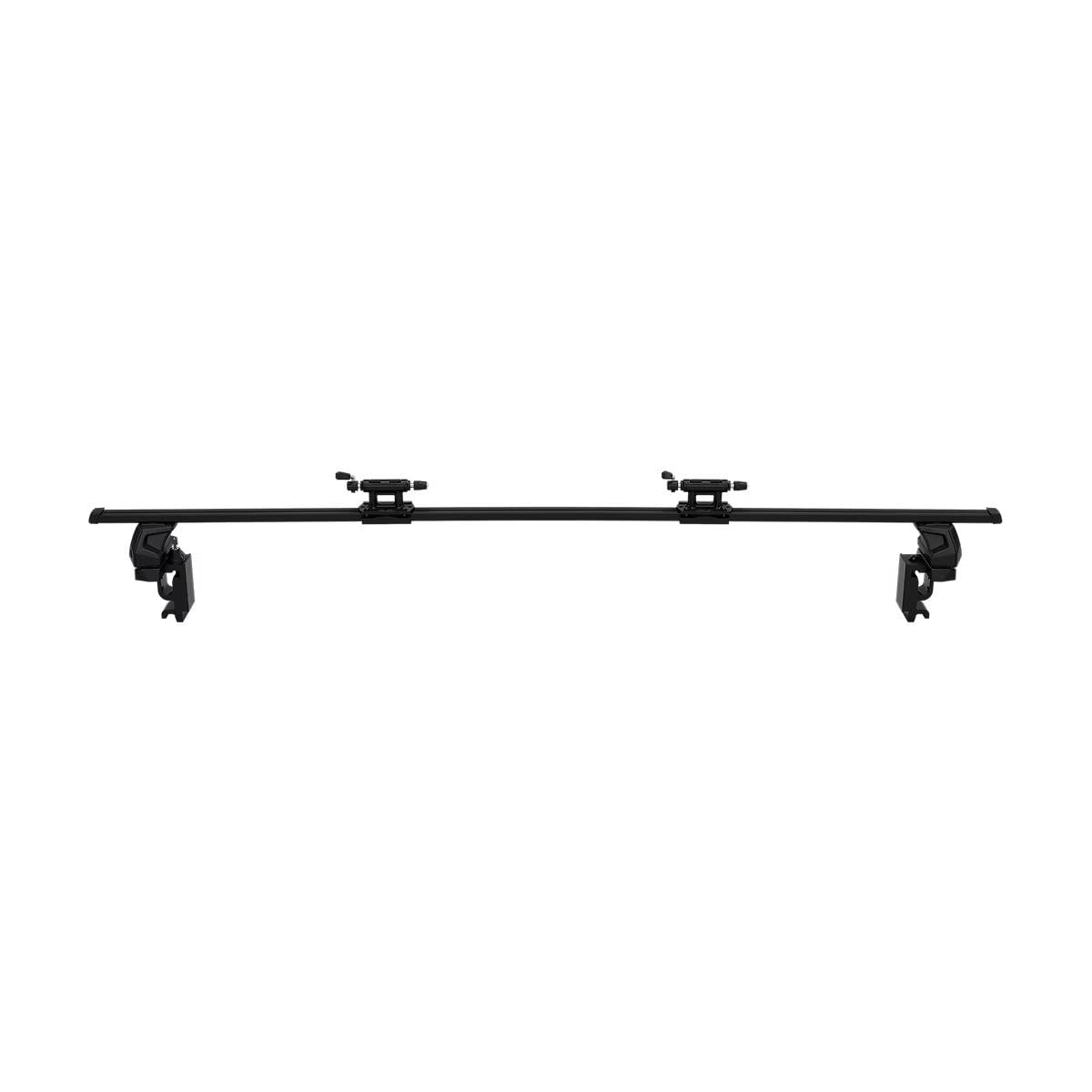Thule Bed Rider Pro showing the bike secured during travel on a truck bed.