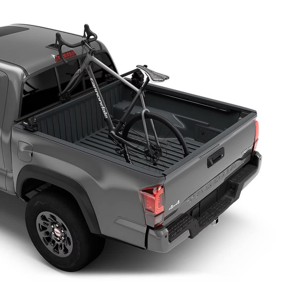 Thule Bed Rider Pro compact storage-ready design suitable for truck setups.