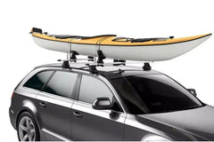 Thule DockGlide supports kayaks up to 36 inches wide, versatile.