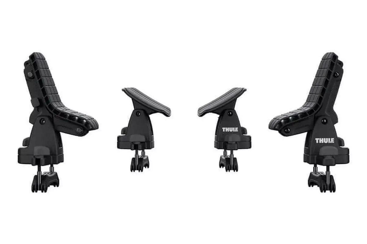 Thule DockGlide kayak loading saddles enable smooth, centered loading.