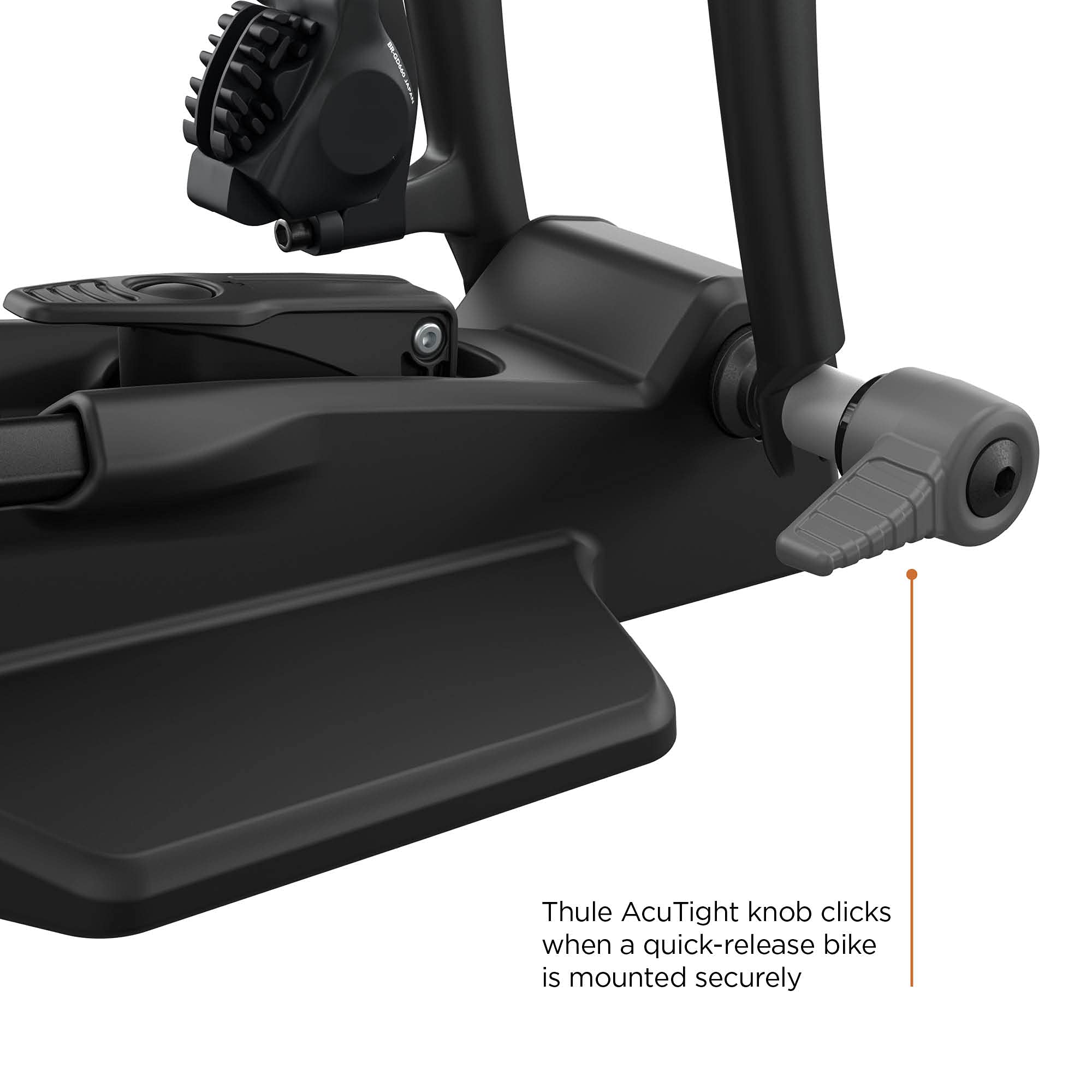 Thule FastRide 12x110mm adapter enabling versatile bike fit