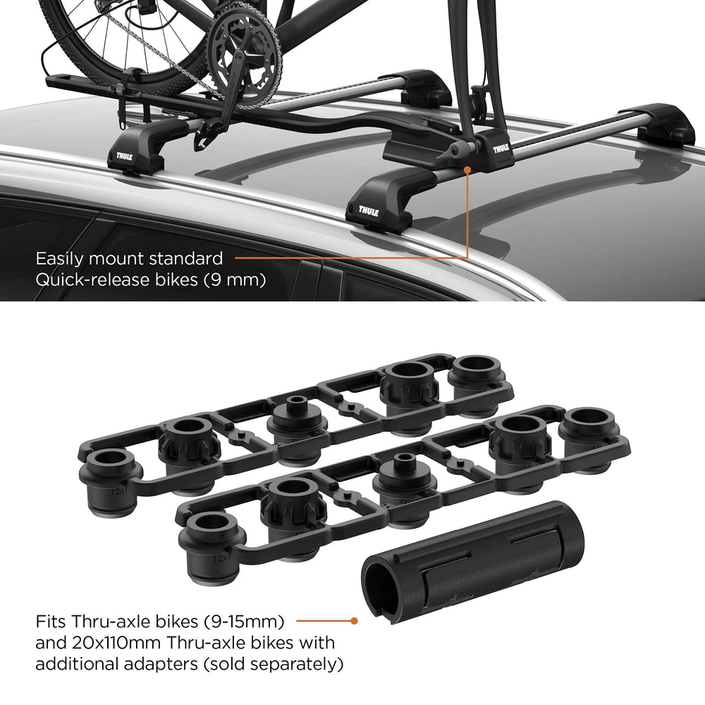 Thule FastRide rim protector guarding rim during loading