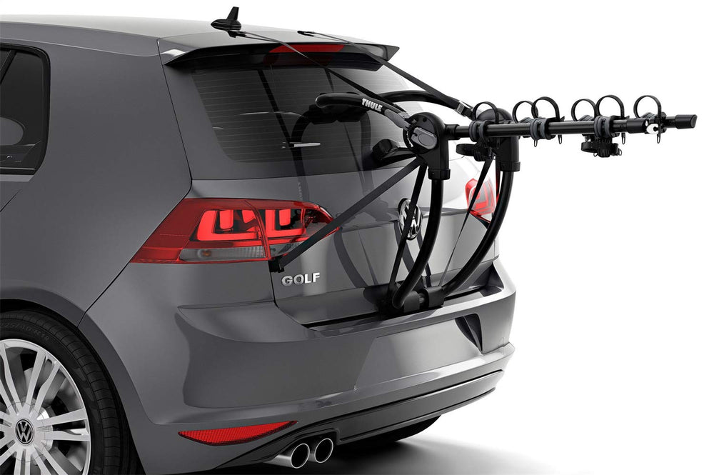 Thule Gateway Pro load capacity up to 105 pounds across three bikes.