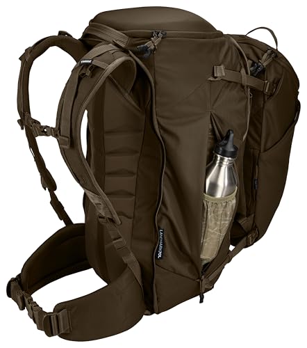Thule Landmark Backpack70L suitcase-style opening enables quick access to gear while traveling.