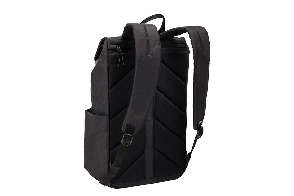 Thule Lithos 16L side pocket keeps water bottle accessible during commutes.