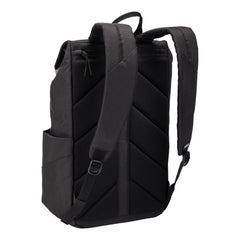 Thule Lithos 16L side pocket shows easy-access water bottle on the go.