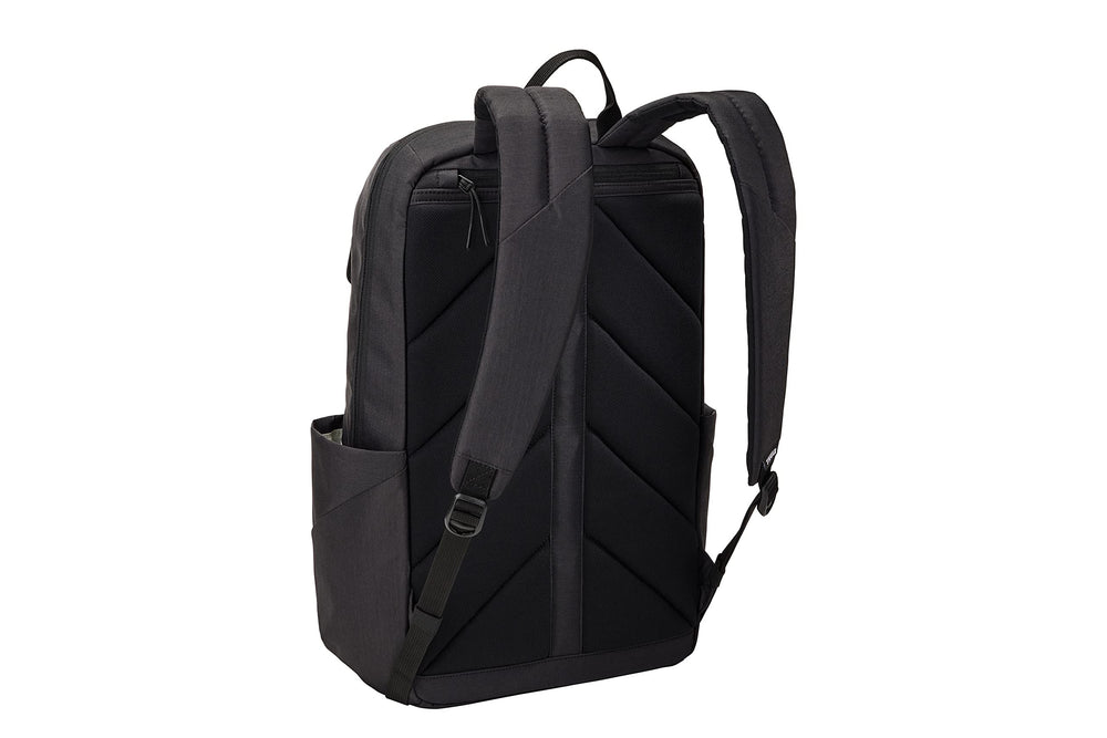 Thule Lithos front pocket panel for quick essentials.