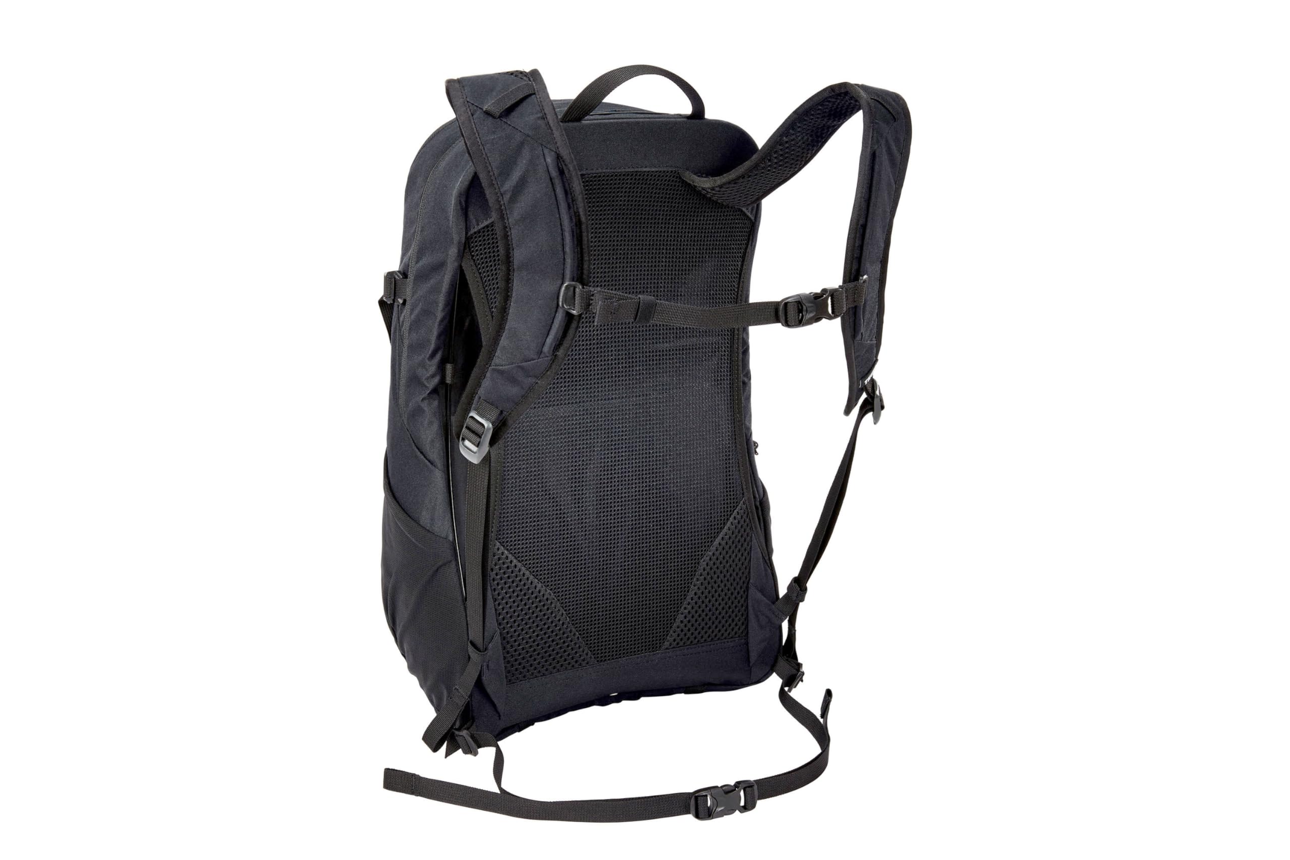 Thule Nanum ergonomic frame supports comfortable carry during long hikes.