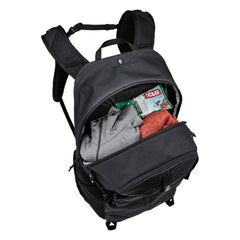 Thule Nanum 25L weather-resistant fabric protects gear in elements.