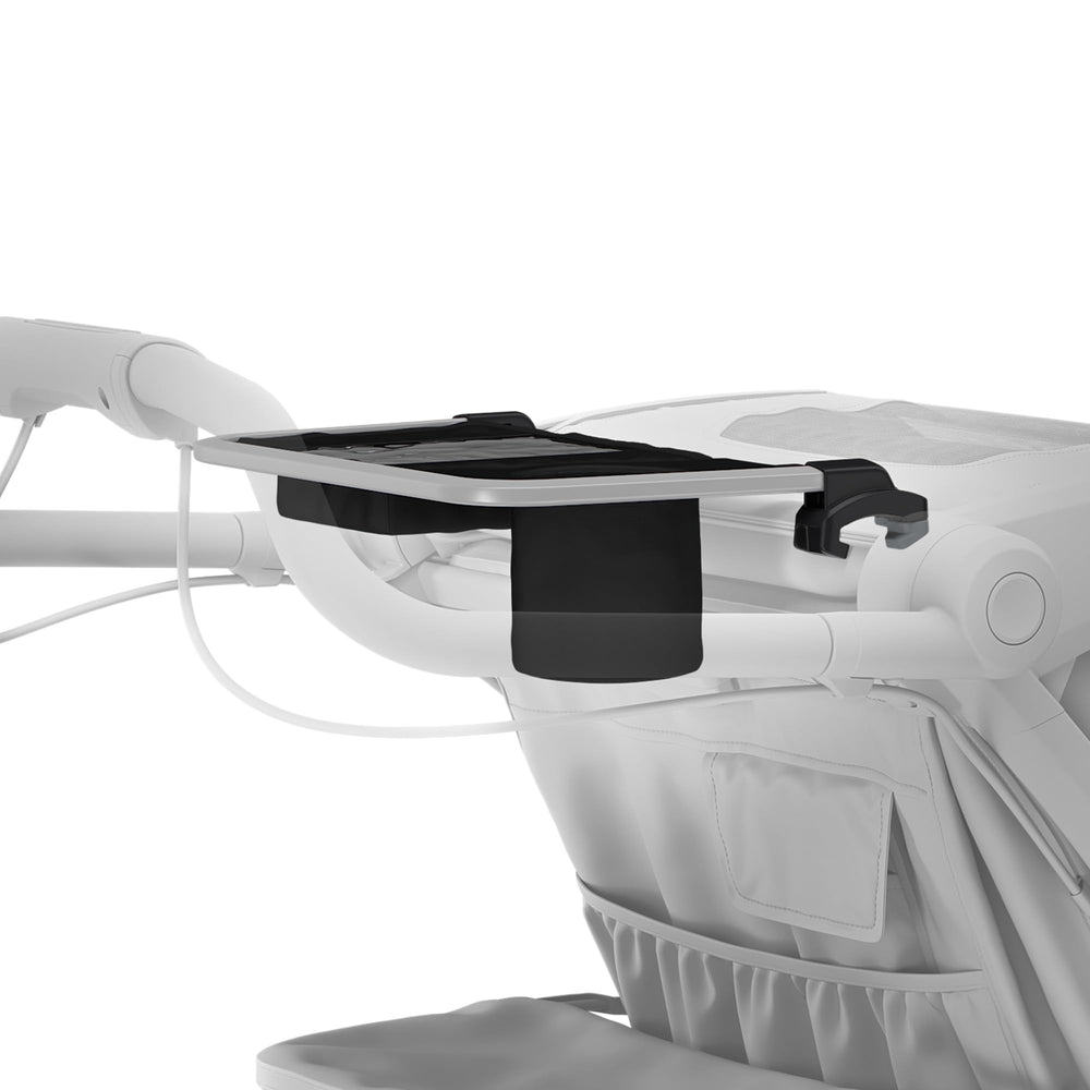 Thule handlebar organizer shows easy installation on compatible frames.